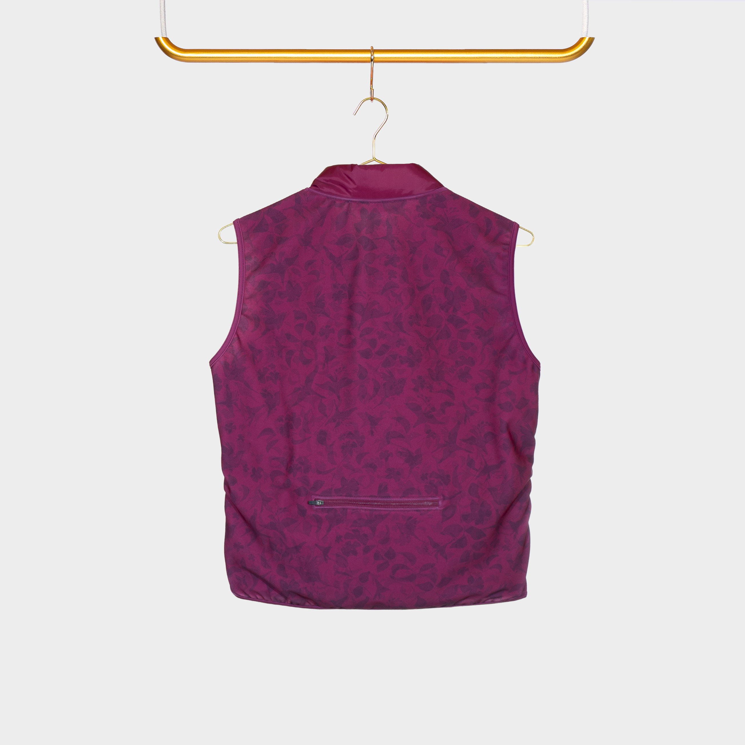 Quilted Vest Bordeaux 