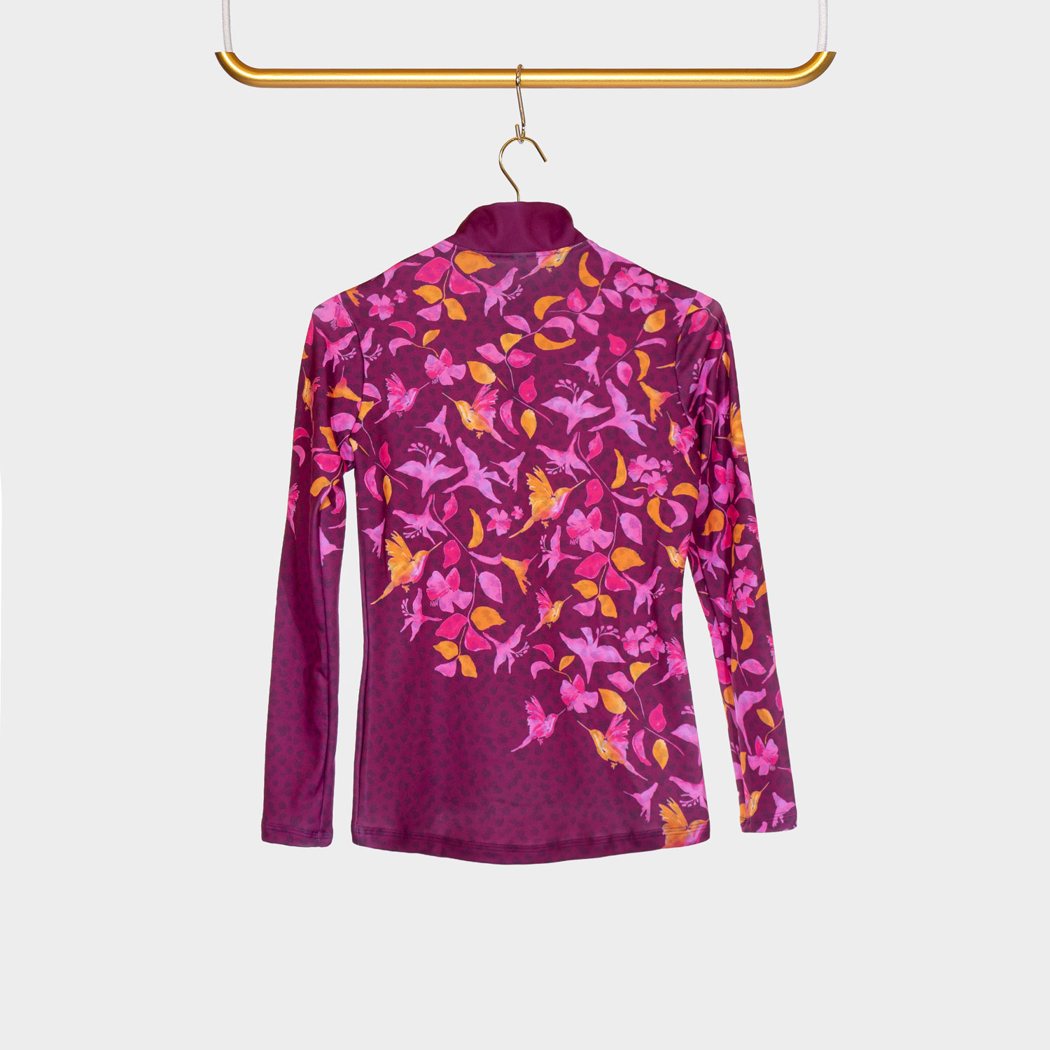 Longsleeve Bordeaux Flower