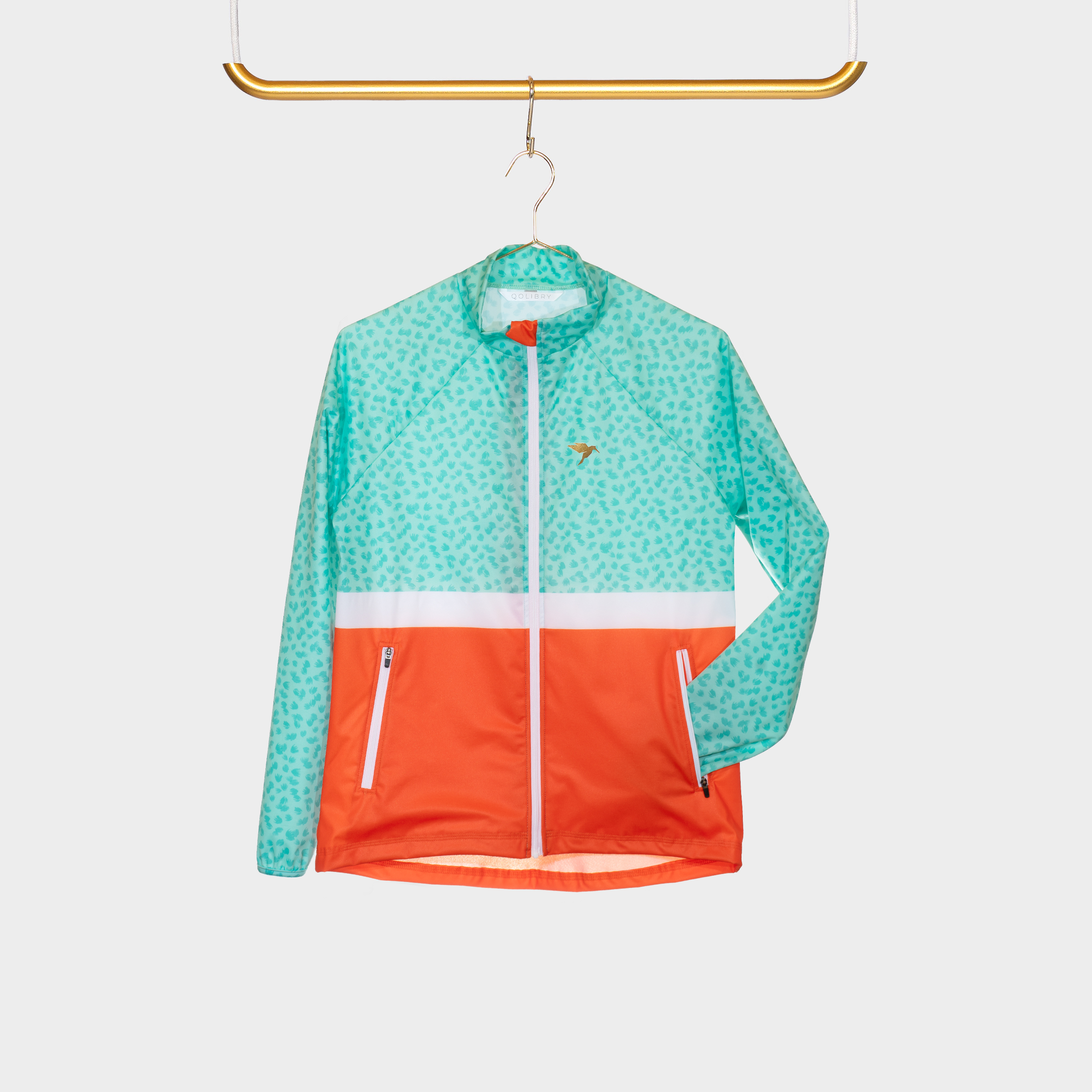 Wind Jacket Mint-Orange